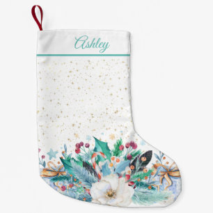 Calcetín Navideño Pequeño decoración festiva de Navidades