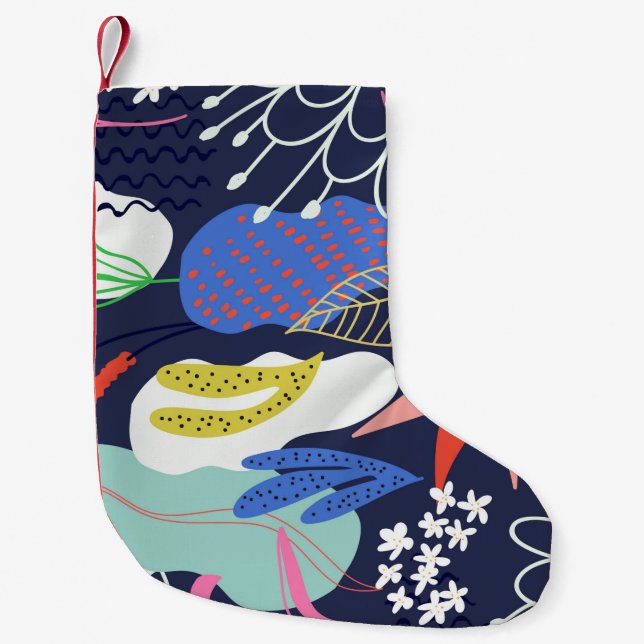 Calcetín Navideño Pequeño Decoración maravillosa (Anverso)