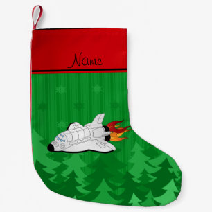 Calcetín Navideño Pequeño Desplazamiento personalizado del espacio de nombre
