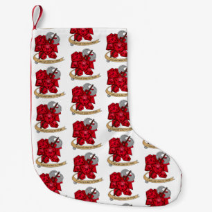 Calcetín Navideño Pequeño Diseño de dados bárbaros