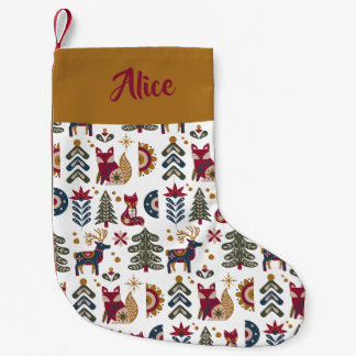 Calcetín Navideño Pequeño Diseño escandinavo