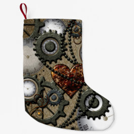 Calcetín Navideño Pequeño Diseño mecánico abstracto