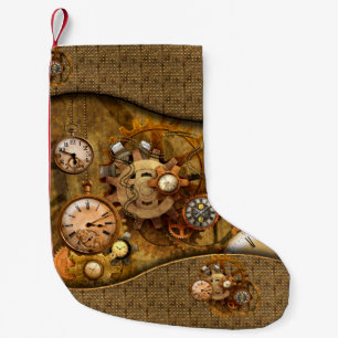 Calcetín Navideño Pequeño Diseño noble maravilloso del steampunk