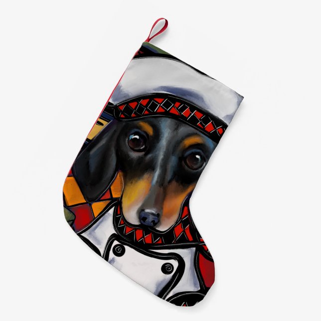 CALCETÍN NAVIDEÑO PEQUEÑO DOXIE CHEF           (Frente (Colgado))