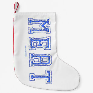 Calcetín Navideño Pequeño dureza de la carne cruda de SlipperyJoe desigual r