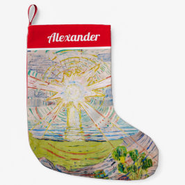 Calcetín Navideño Pequeño Edvard Munch - The Sun 1910