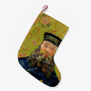 Calcetín Navideño Pequeño El cartero Joseph Roulin por Vincent Van Gogh