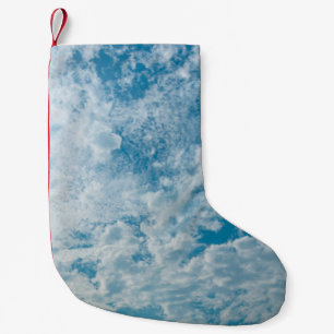 Calcetín Navideño Pequeño El cielo claro durante el día en que la luz pasó