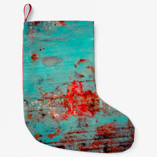 Calcetín Navideño Pequeño El color turquesa es un poco oscuro. Bloches, cito