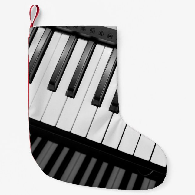 CALCETÍN NAVIDEÑO PEQUEÑO EL PIANO (Anverso)