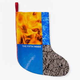 Calcetín Navideño Pequeño El quinto interior