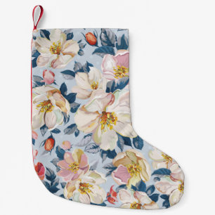 Calcetín Navideño Pequeño Elegancia sin fisuras con manzana floreciente tr