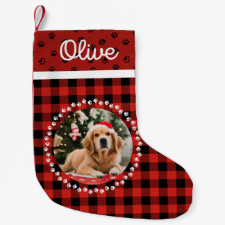Calcetín Navideño Pequeño Elegante Red Buffalo Mascota Navidades peludos per