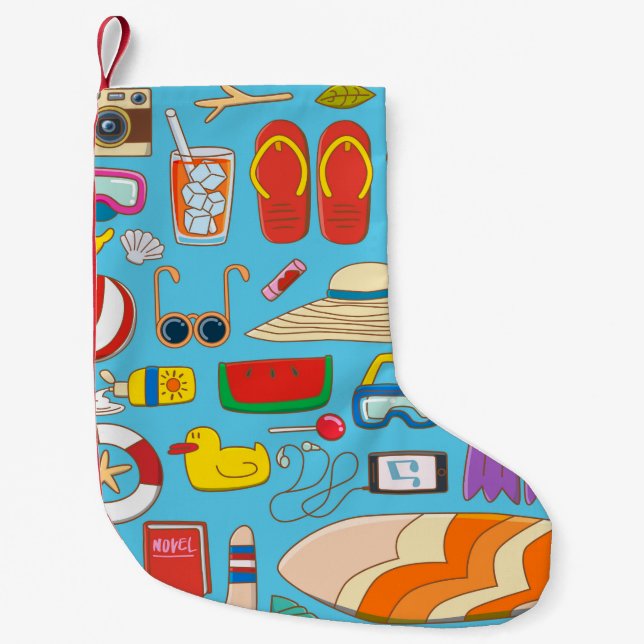 Calcetín Navideño Pequeño Elemento de colección de material de verano para e (Anverso)