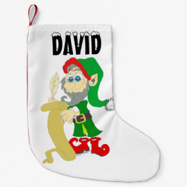 Calcetín Navideño Pequeño Elf navidades