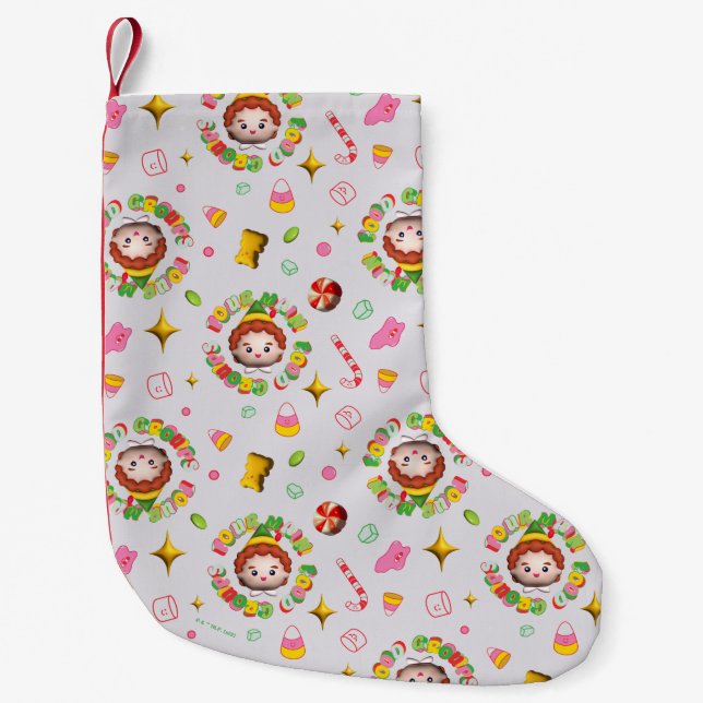 Calcetín Navideño Pequeño Elf the Movie | Modelo de cuatro grupos principale (Anverso)