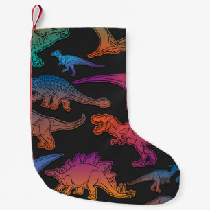 Calcetín Navideño Pequeño Emoji de dinosaurios, antecedentes de animales pre