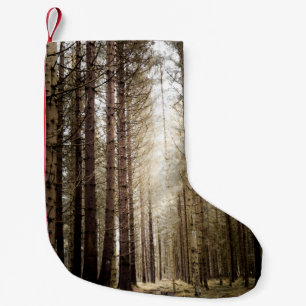 CALCETÍN NAVIDEÑO PEQUEÑO EN EL BOSQUE