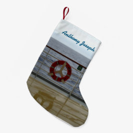 Calcetín Navideño Pequeño En el personalizado de la verja
