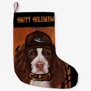 Calcetín Navideño Pequeño English Springer Spaniel