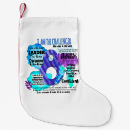 Calcetín Navideño Pequeño Enneagram Tipo 8 - Soy El Challenger