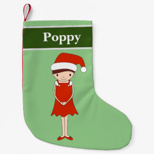 Calcetín Navideño Pequeño especial de Navidades de illusima Poppy Elf