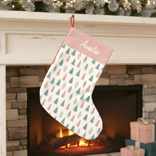Calcetín Navideño Pequeño Estilo escandinavo moderno