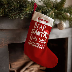 Calcetín Navideño Pequeño Estimados Navidades de Santa Funny