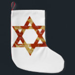 Calcetín Navideño Pequeño estrella de pizza de david<br><div class="desc">"estrella de pizza de david ", interfaith , "inter faith""star de david""happy hanukkah""chanukah jewish"Hanukkah,  channukah,  chanukah,  chanukkah,  hannuka</div>