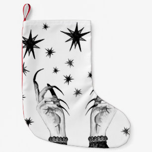 Calcetín Navideño Pequeño Estrellas de Brujas: Antecedentes nocturnos de Hal