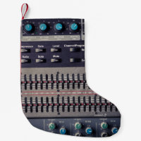 Estudio del mezclador de sonido de muchos botones