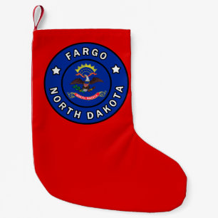 Calcetín Navideño Pequeño Fargo Dakota del Norte
