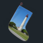 Calcetín Navideño Pequeño Faro de Cape May<br><div class="desc">Faro de Cape May</div>