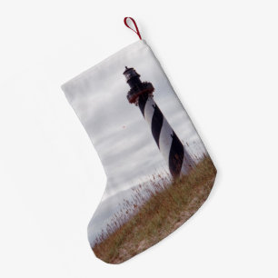 Calcetín Navideño Pequeño Faro de Hatteras del cabo
