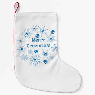 Calcetín Navideño Pequeño ¡Feliz Creepmas!
