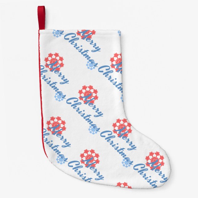 Calcetín Navideño Pequeño Feliz Navidad (Anverso)