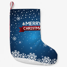 Calcetín Navideño Pequeño Feliz Navidad