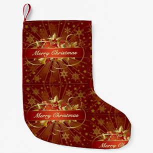 Calcetín Navideño Pequeño Feliz Navidad