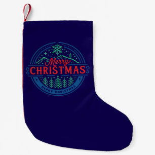 Calcetín Navideño Pequeño Feliz Navidad 2