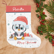 Feliz Navidad Feliz Pingüino con Nieve