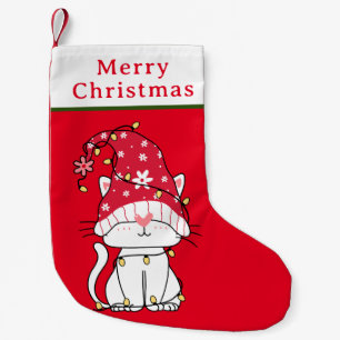 Calcetín Navideño Pequeño Feliz Navidad Gracioso Navidad lindo