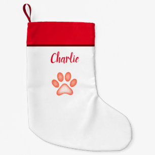Calcetín Navideño Pequeño Feliz Navidad Personalizada Pet Lover