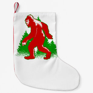 Calcetín Navideño Pequeño feos navidades bigfoot yeti