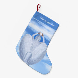 Calcetín Navideño Pequeño Festividad espiritual de Angel Halo Heavens Navida