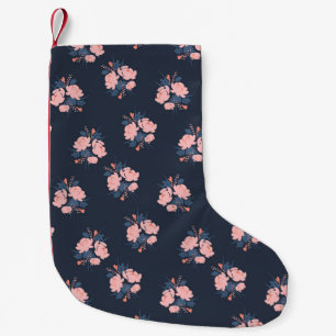 Calcetín Navideño Pequeño Flor de amapola