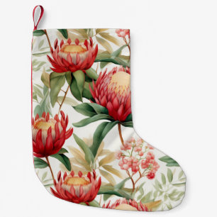 Calcetín Navideño Pequeño Flor de protección nativa australiana II