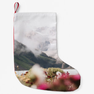 CALCETÍN NAVIDEÑO PEQUEÑO FLORES PURPLE PETALED