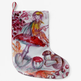 Calcetín Navideño Pequeño FOLLETO MÁGICO DE HABITACIONES Fantasía floral bla