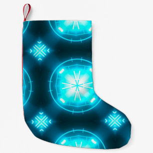 Calcetín Navideño Pequeño Fondo abstracto del diseñador con marca de brillo