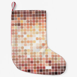 Calcetín Navideño Pequeño fondo abstracto. mosaico dorado. cavar ilustracion